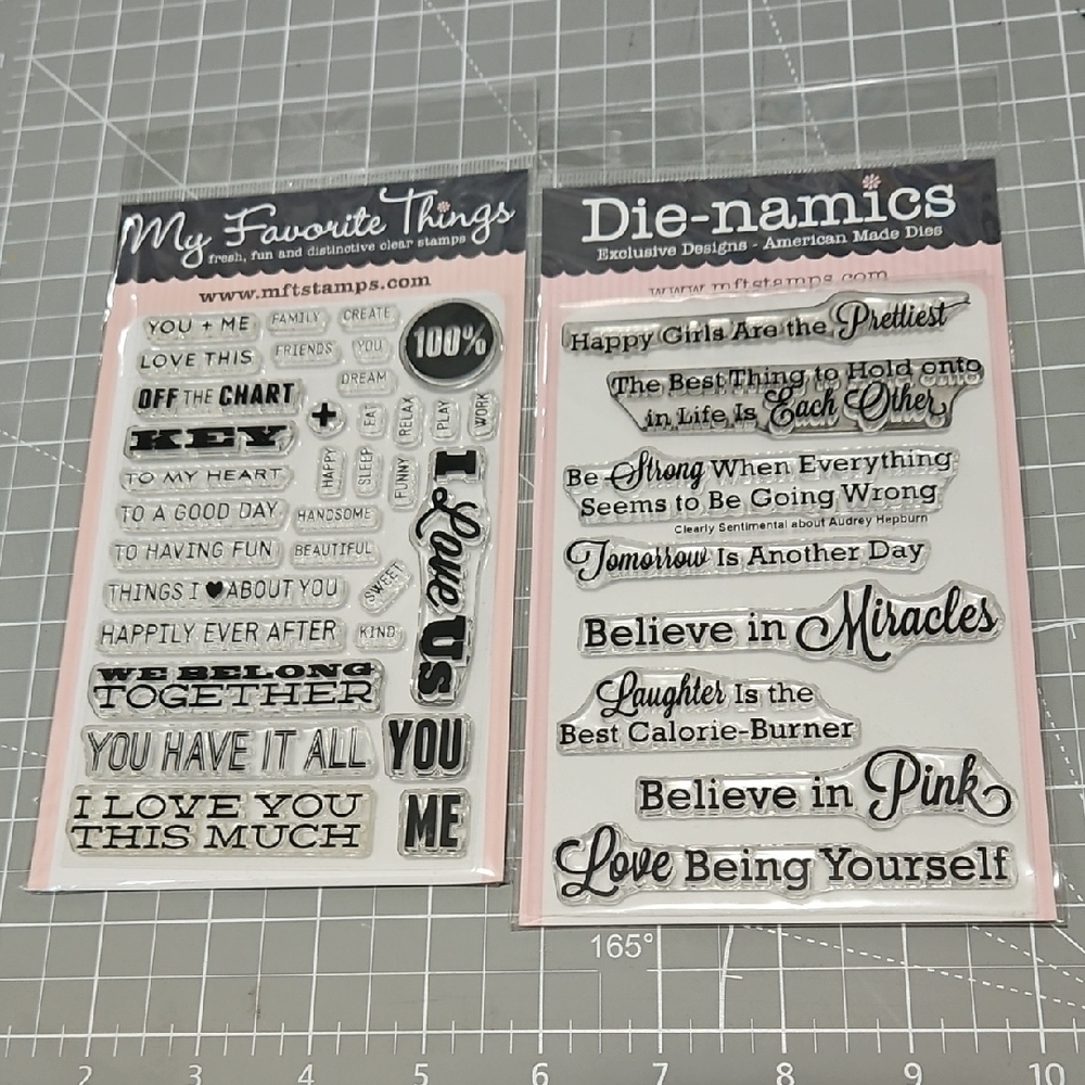 My Favorite Things Clear Stamps Sets